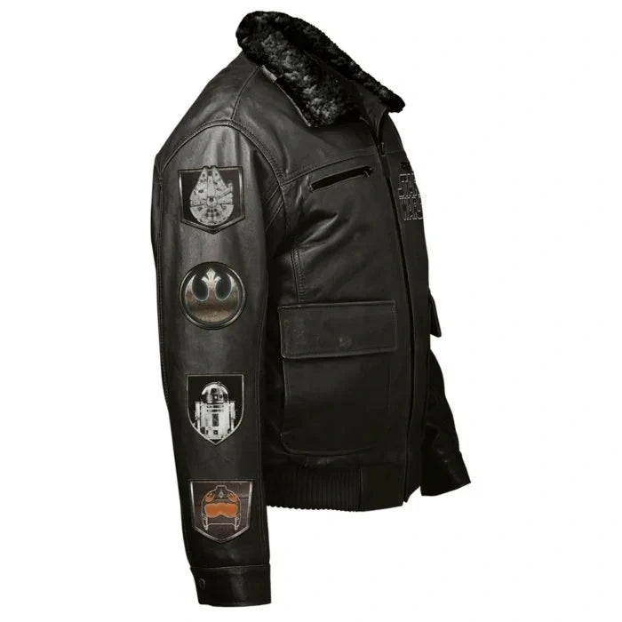 Rebel Star Wars Black Bomber Jacket
