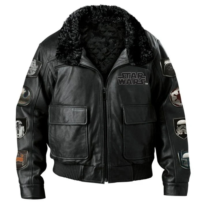 Rebel Star Wars Black Bomber Jacket
