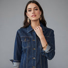 Buy Roman Blue Classic Cotton Denim Jacket  for Women's