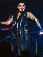 Adam Lambert Roundhouse 2026 Leather Vest