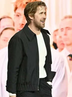 CinemaCon 2025 Ryan Gosling Black Cotton Jacket