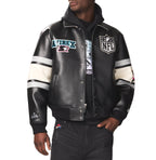 AVIREX X STARTER SUPER BOWL LX LEATHER JACKET