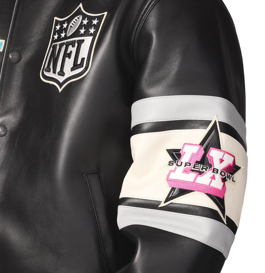 AVIREX X STARTER SUPER BOWL LX LEATHER JACKET