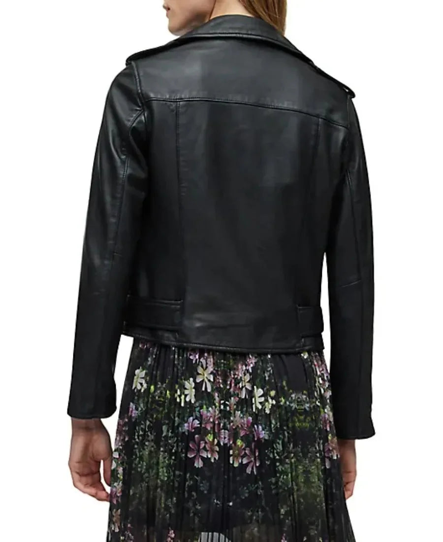 All Saints Balfern Leather Biker Jacket