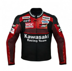 NEW MOTORCYCLE RED KA LEATHER RACING JACKET CE APPROVED PROTECTION