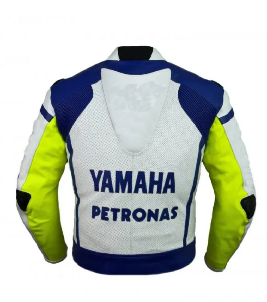 FLAT PETRONAS MOTORCYCLE LEATHER RACING  JACKET