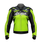 NEON MOTORCYCLE LEATHER RACING JACKET