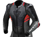REVIT RED RIDING LEATHER RACING JACKET SIZE CUSTOM NO BACK HUMP