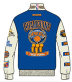 New York Knicks 2026 NBA Champions Wool & Leather Jacket (Pre-Order)