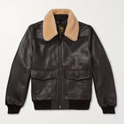 Bomber B3 Flight RAF Airforce Sheepskin Pilot Black Fur Shearling Leather Jacket