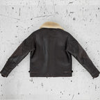 Men's Brown B-3 Shearling Bomber Jacket