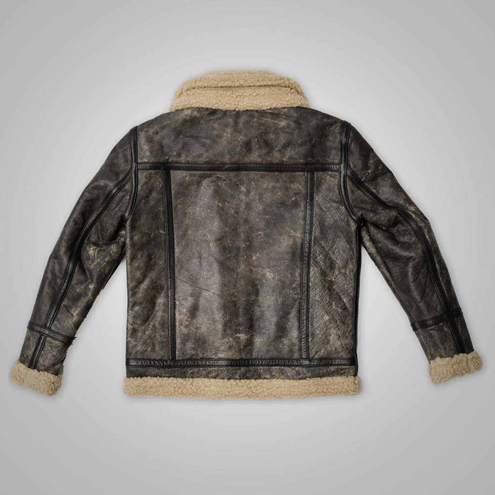 Men Sheepskin Leather Jacket