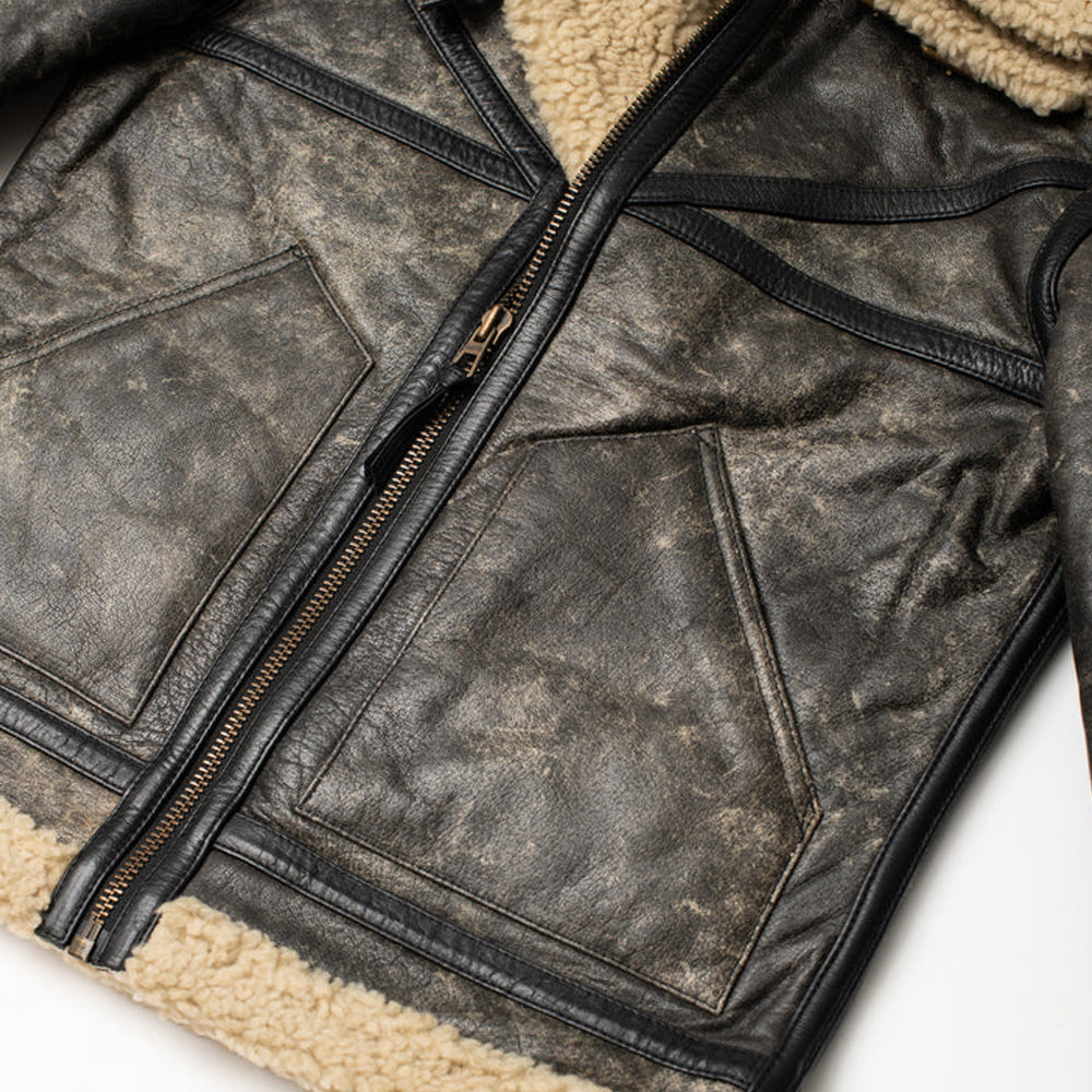 Men Sheepskin Leather Jacket