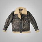 Men Sheepskin Leather Jacket