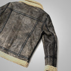 Men Sheepskin Leather Jacket