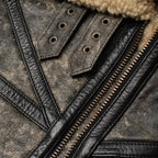 Men Sheepskin Leather Jacket