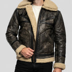 Men Sheepskin Leather Jacket