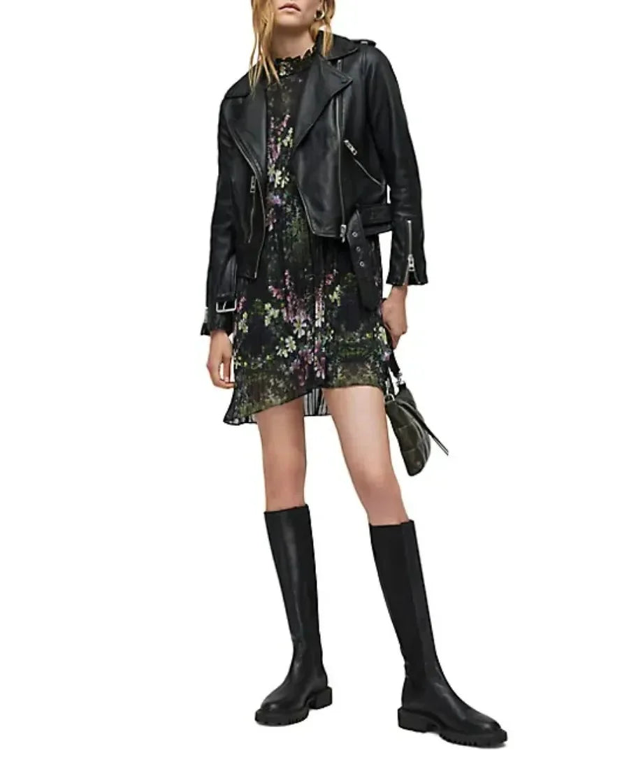 All Saints Balfern Leather Biker Jacket