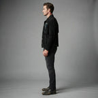 Men's Black Scully Leather Jacket - Leather Outlet