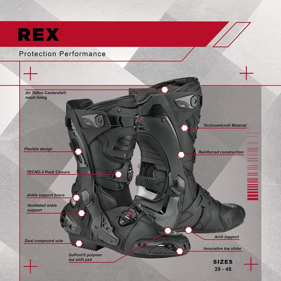 Sidi Rex Air Black Boot