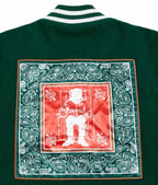 Snoop Dogg Death Row Records Green Varsity Jacket