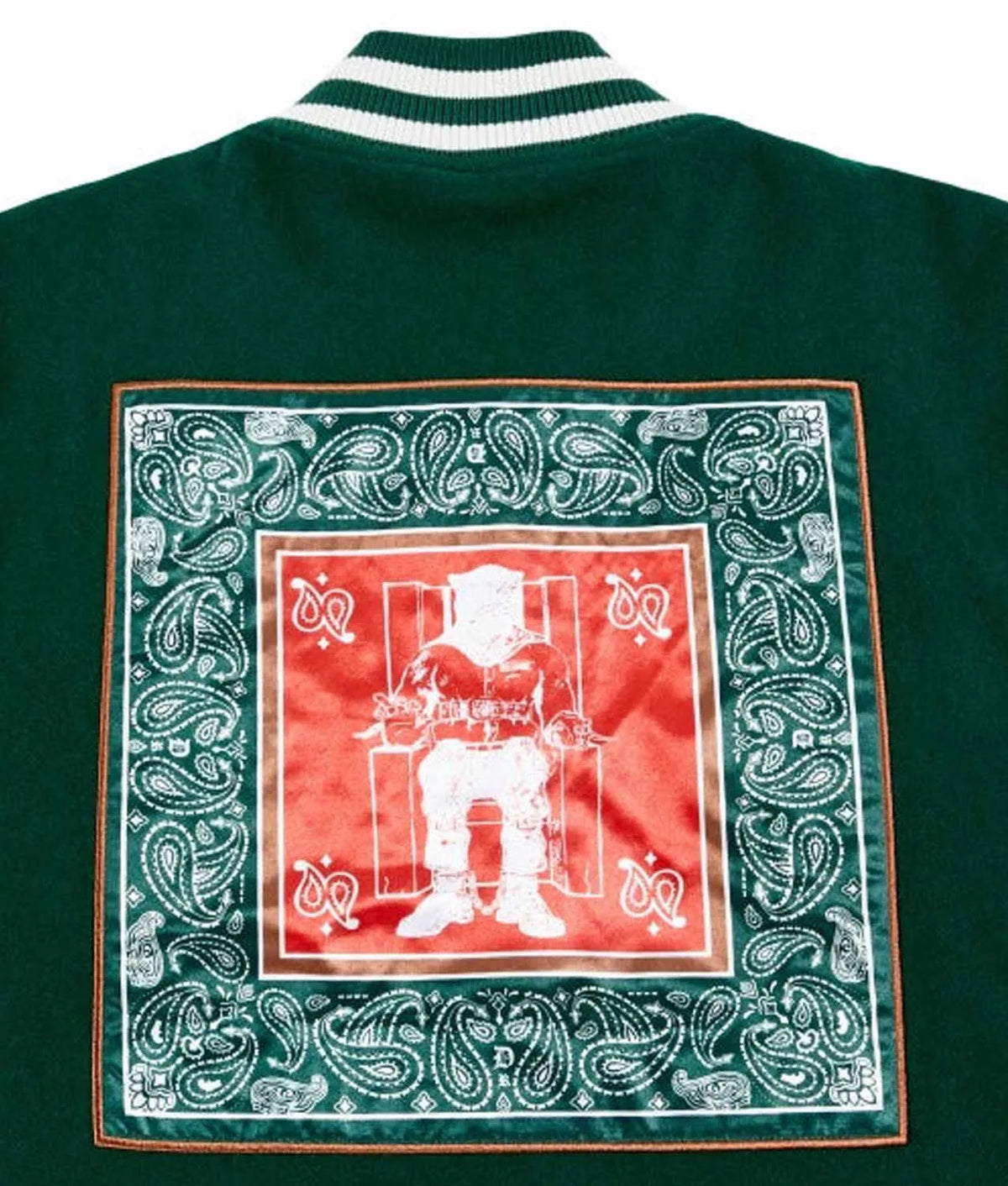 Snoop Dogg Death Row Records Green Varsity Jacket