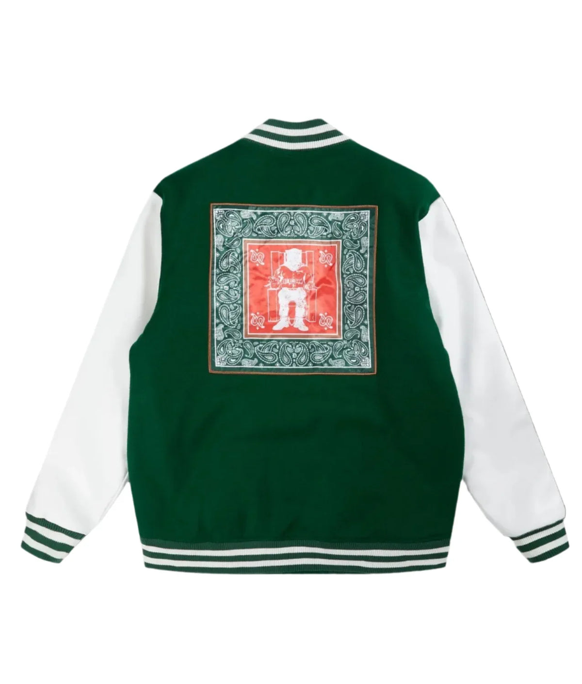 Snoop Dogg Death Row Records Green Varsity Jacket