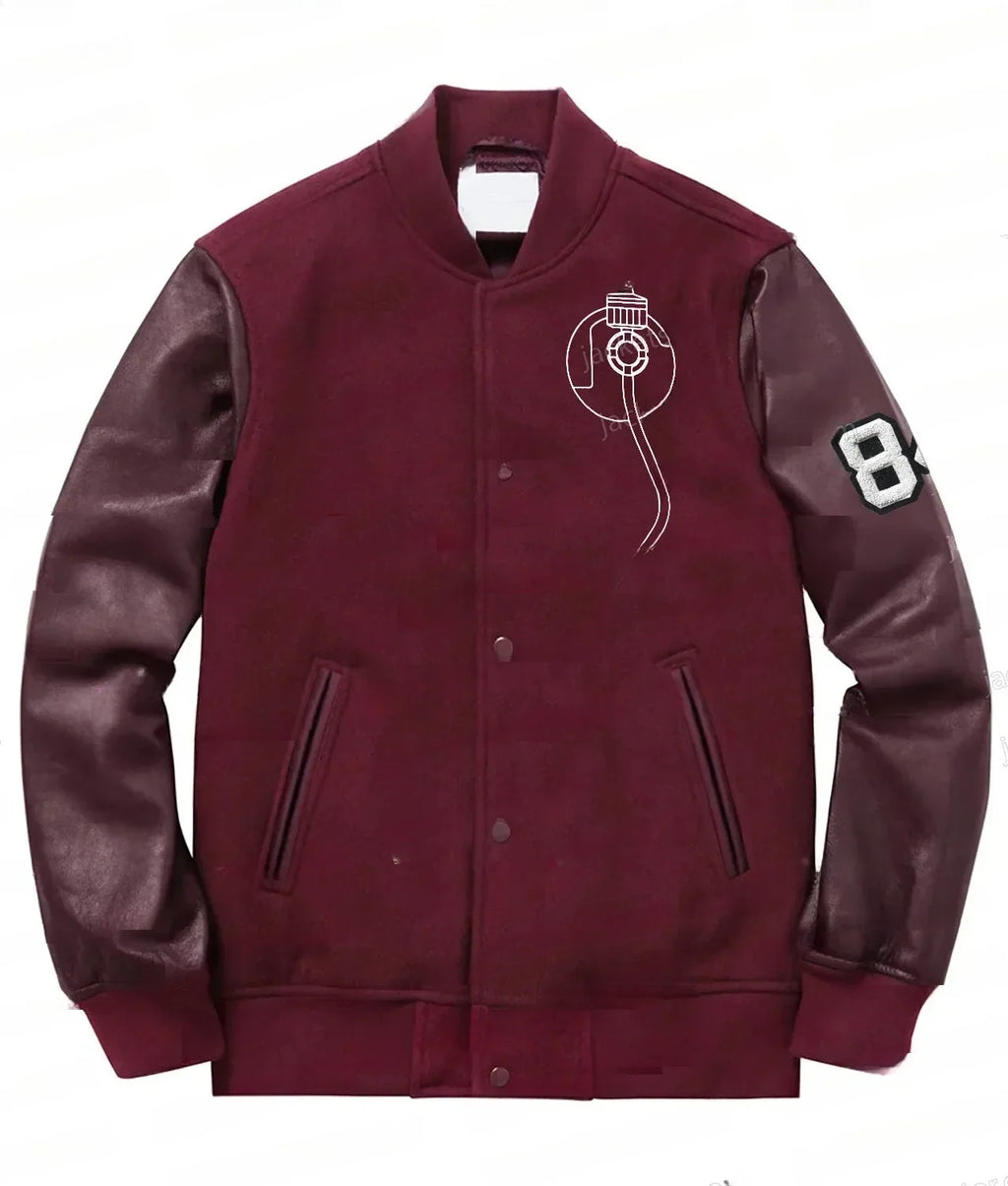 Snoop Dogg House Party 2023 Varsity Maroon Jacket