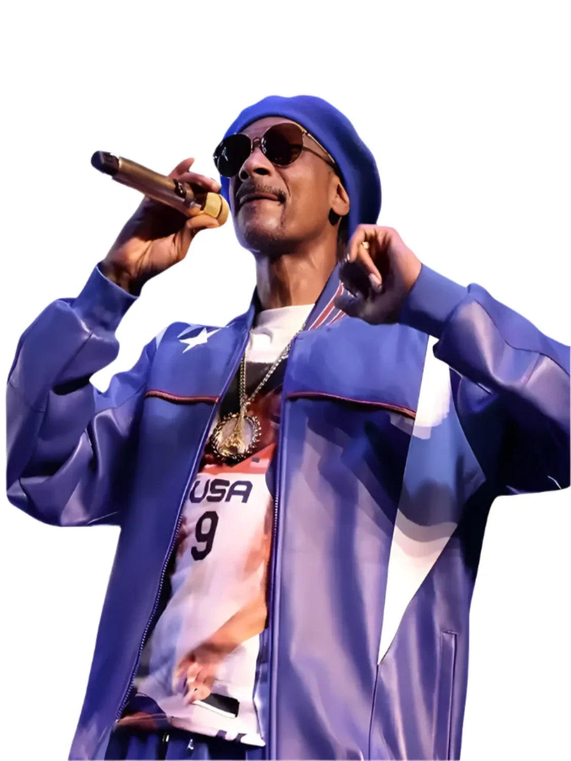 Snoop Dogg Paris Olympic 2024 Purple Jacket
