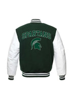 Spartans Michigan State University Varsity Jacket