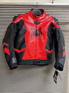 Spiderman Racing Motorbike Leather Jacket