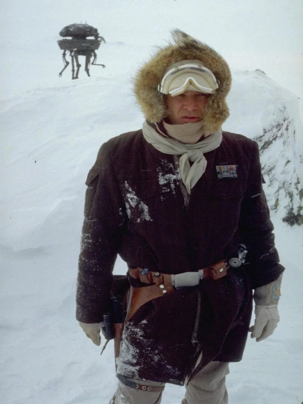 Star Wars Harrison Ford Han Solo Hoth Brown Trench Coat