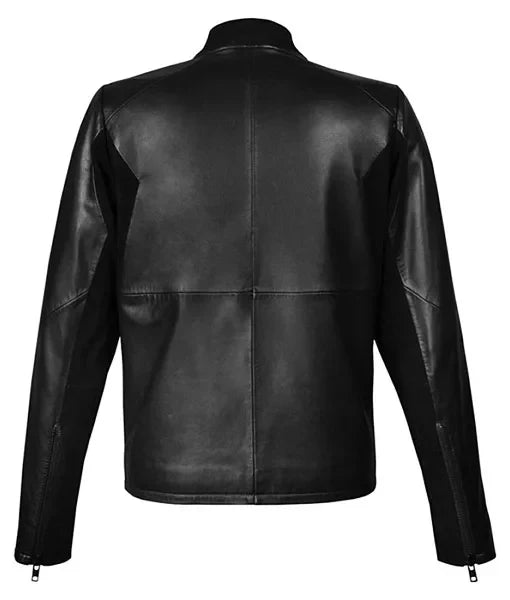 Star Wars Tie Fighter Black Leather Jacket
