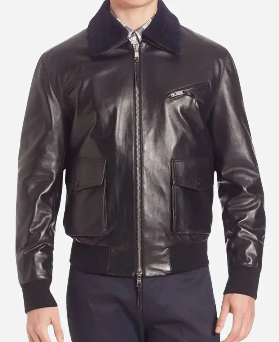 Starboy The Weeknd Black Leather Jacket
