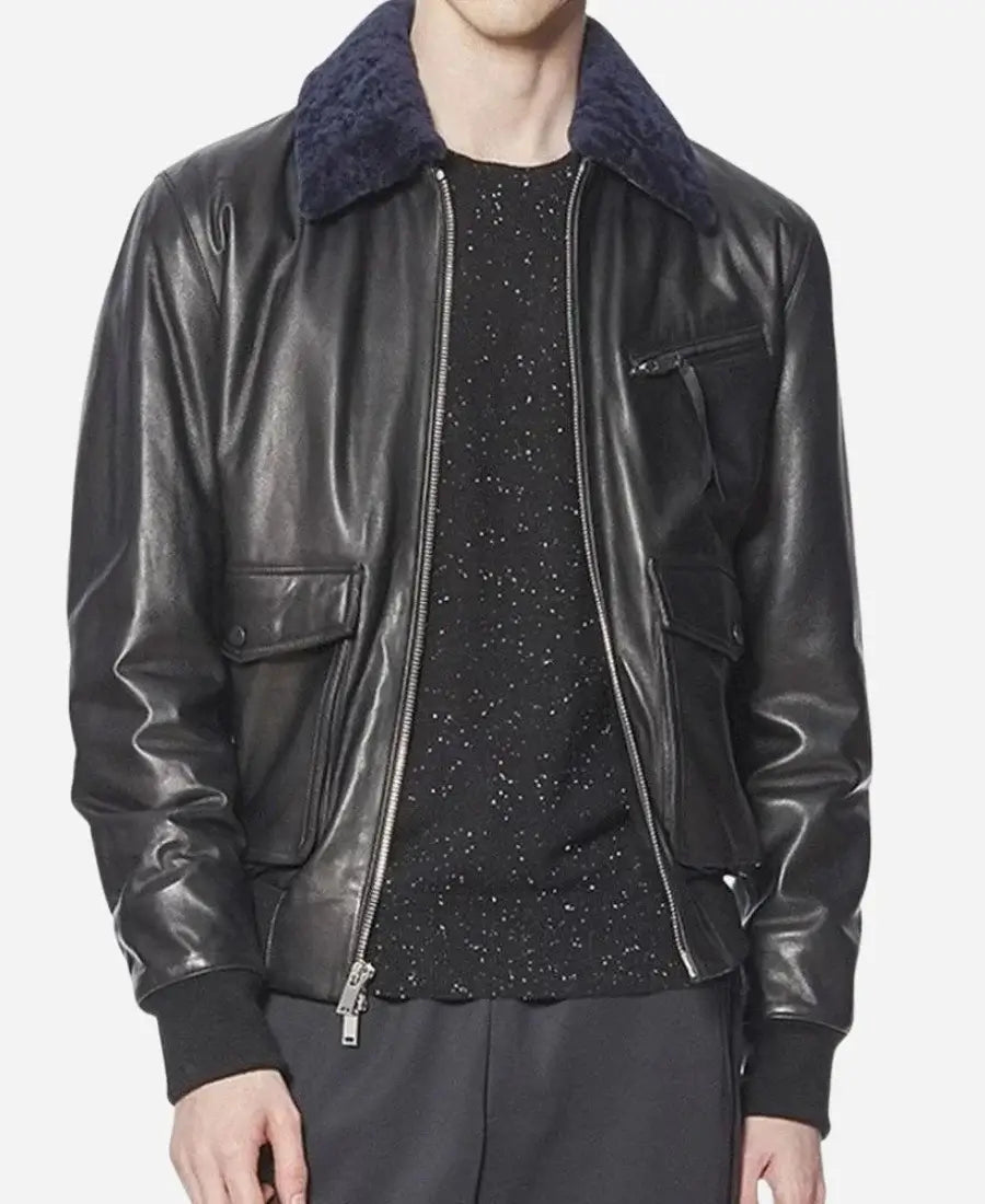 Starboy The Weeknd Black Leather Jacket