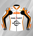 Stefan Nebel KTM Leather Motorcycle Racing Jacket