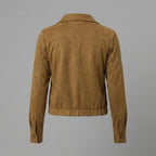 Women's Suede Trucker Jacket