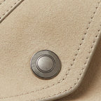 Men's Suede Sand Lambskin Trucker Leather Jacket