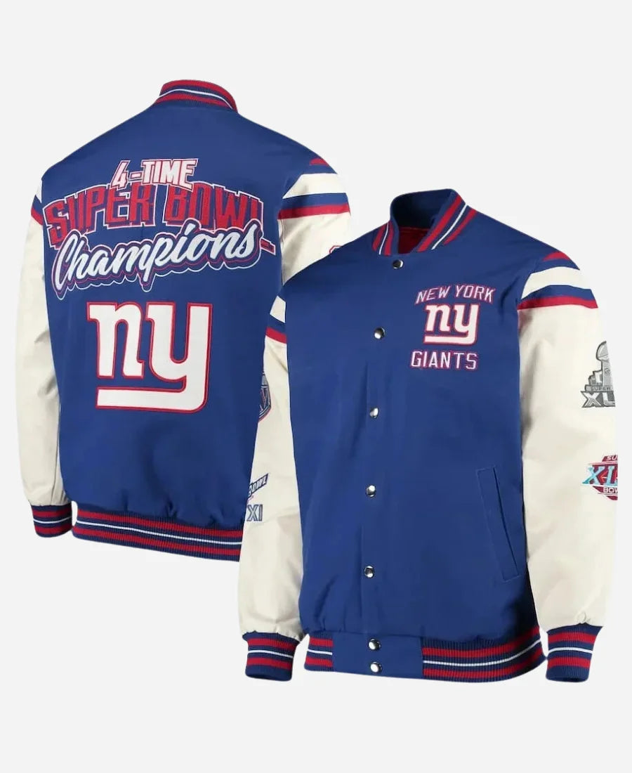 New York Giants Super Bowl Jacket
