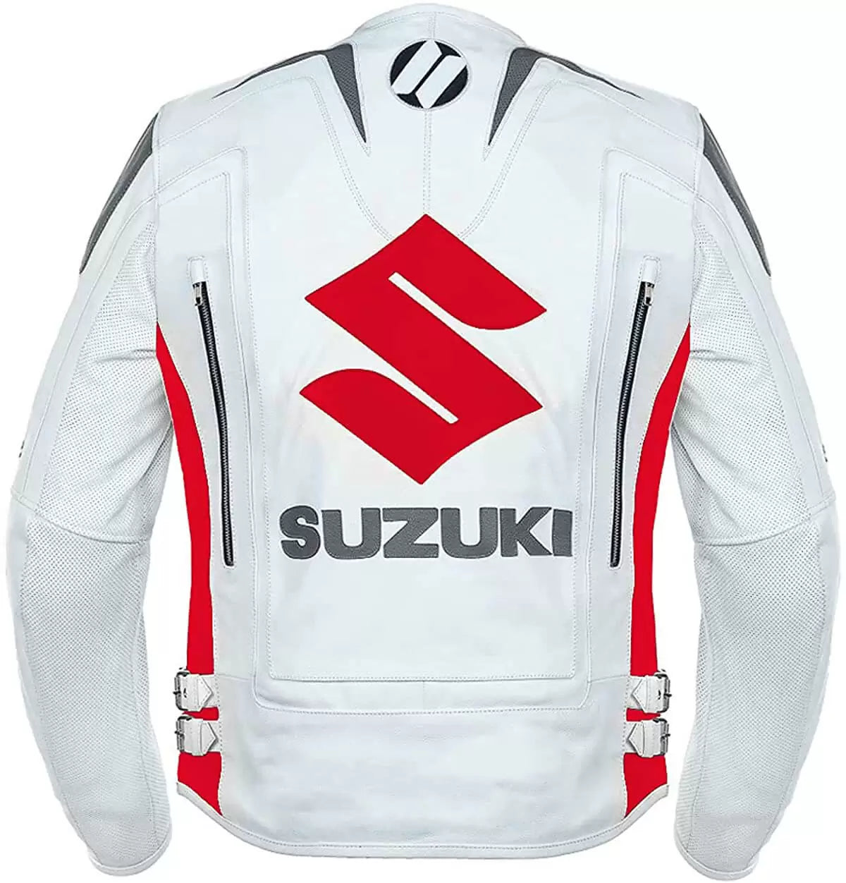 SUZUKI RED LEATHER RACING JACKET