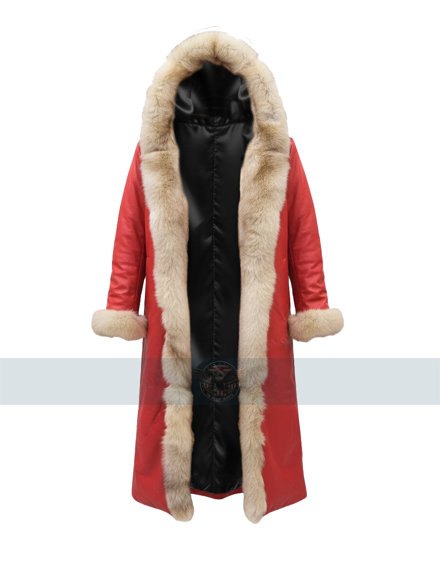 Kurt Russell The Christmas Chronicles Santa Claus Costume Coat