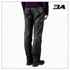 Trendy Low Cut Leather Pant