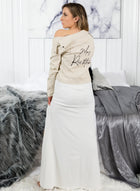 Beige Wedding Leather Jacket for Women