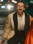 Christian Bale The Bride 2025 White Blazer