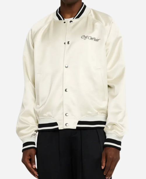 50 cent The Kelly Clarkson Show Off-White Souvenir Jacket