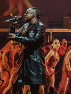 The Last King World Tour 2026 Don Omar Black Leather Coat