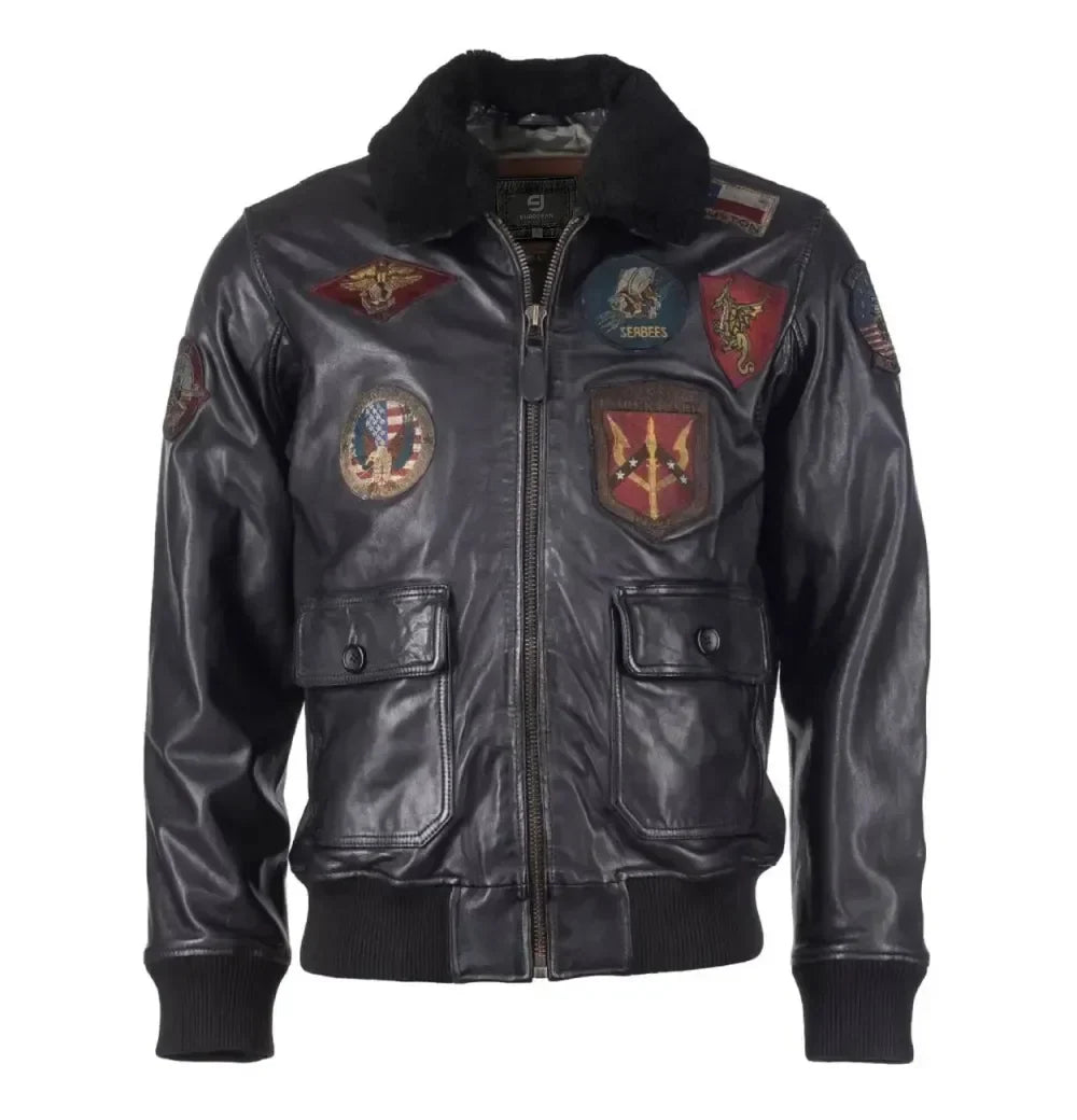 Air Force Military Top Gun Aviator Jacket
