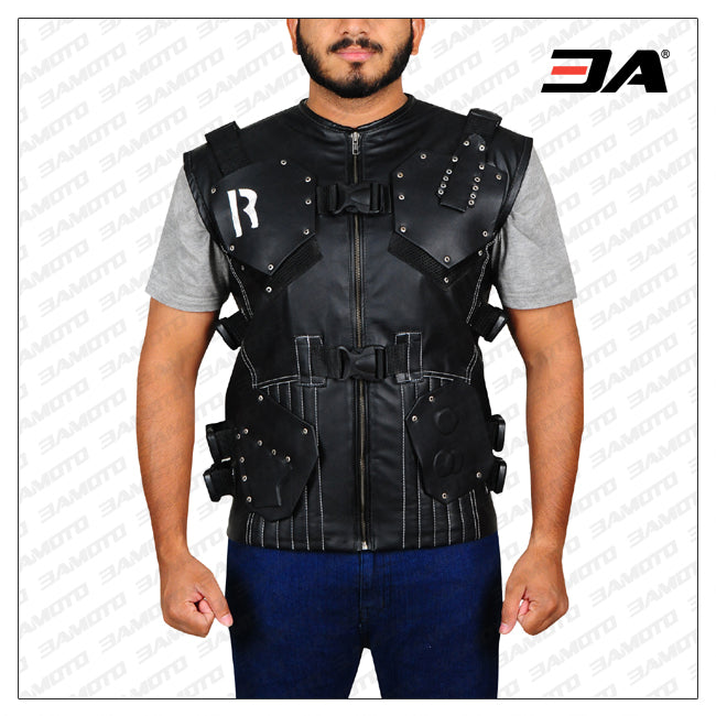 Commando Black Leather Vest
