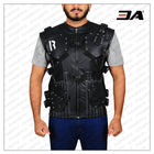 Commando Black Leather Vest