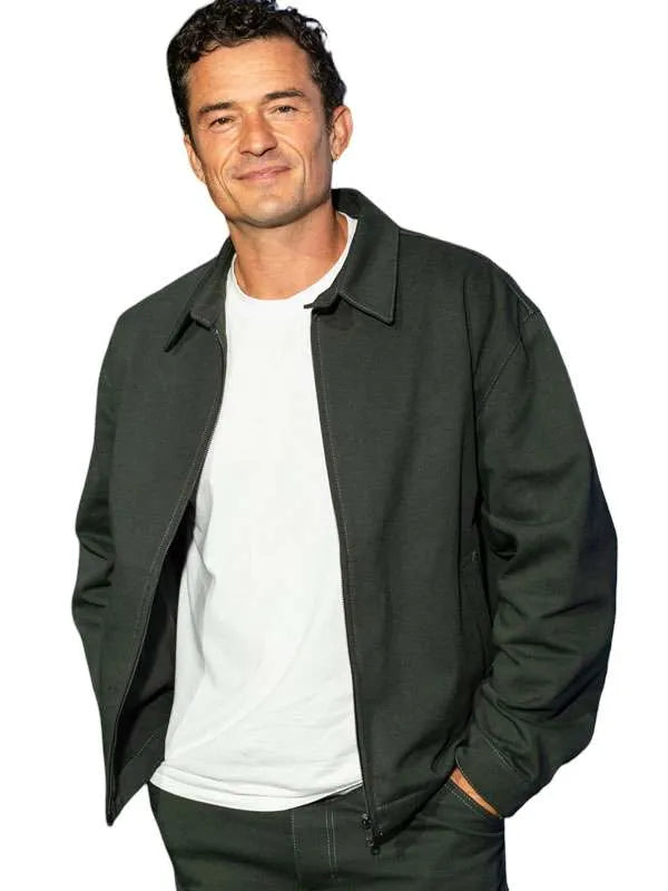 Orlando Bloom US Open 2026 Green Jacket